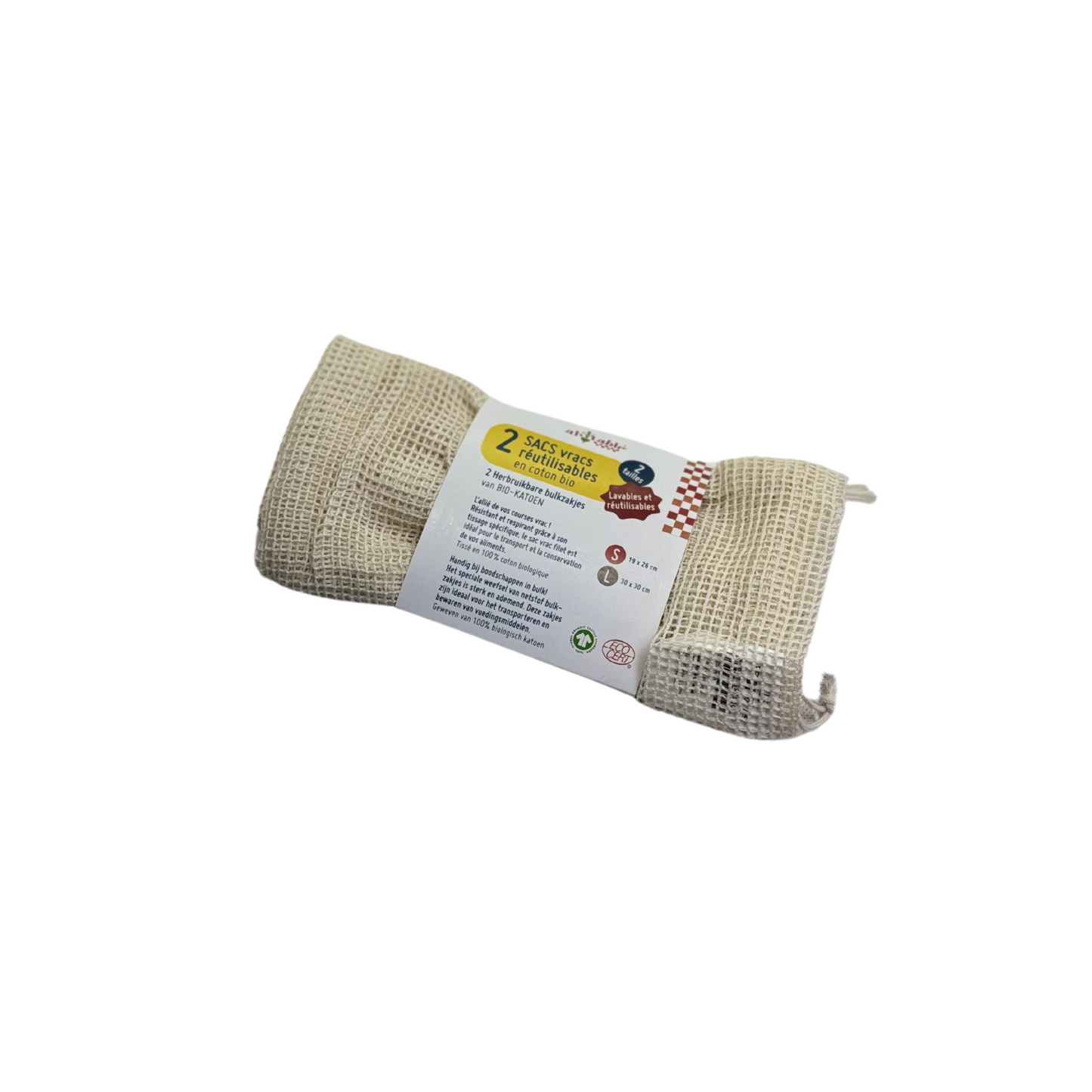 Lot Duo Filet Vrac S et L 100% Coton
