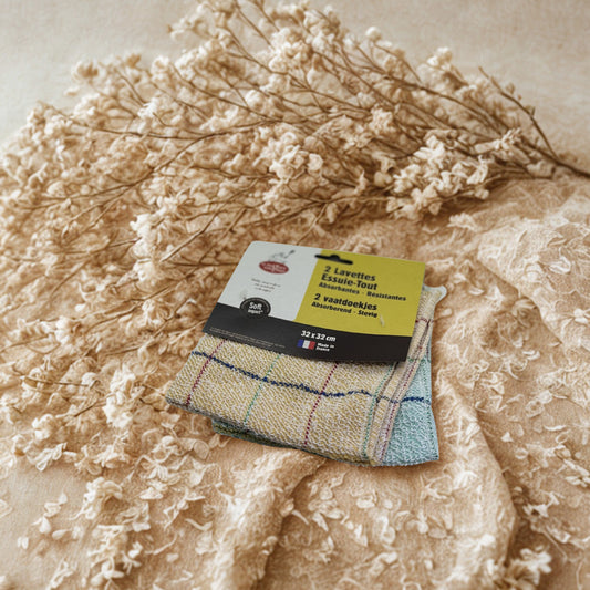 Essuie-Tout Réutilisable Lot de 2