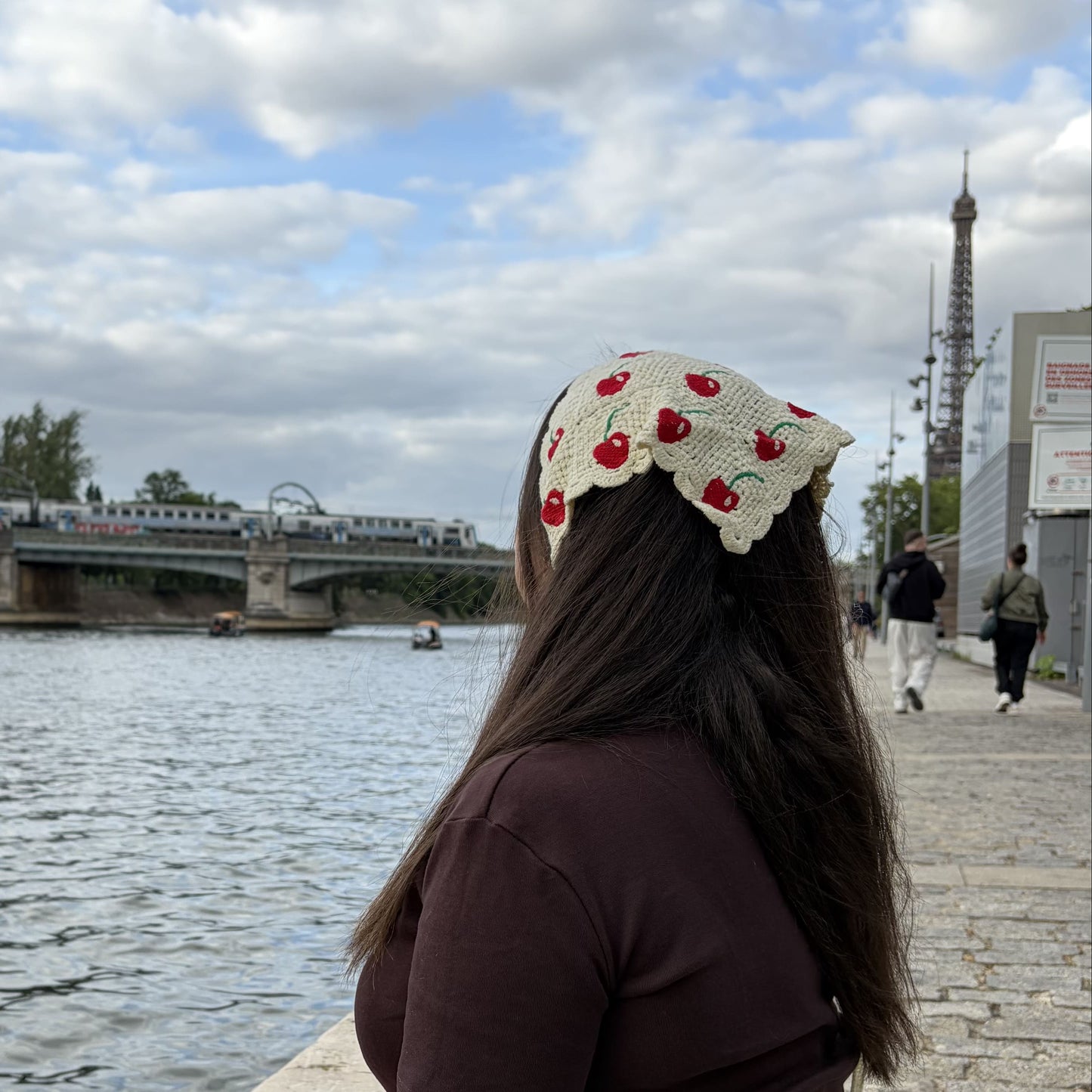 Bandana Crochet – Accessoire Cheveux Bohème