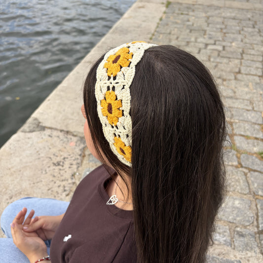 Bandeau Crochet Cheveux – Style Bohème